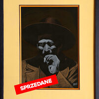 „Zły” (Lee Van Cleef #1) ilustracja  – ORYGINAŁ