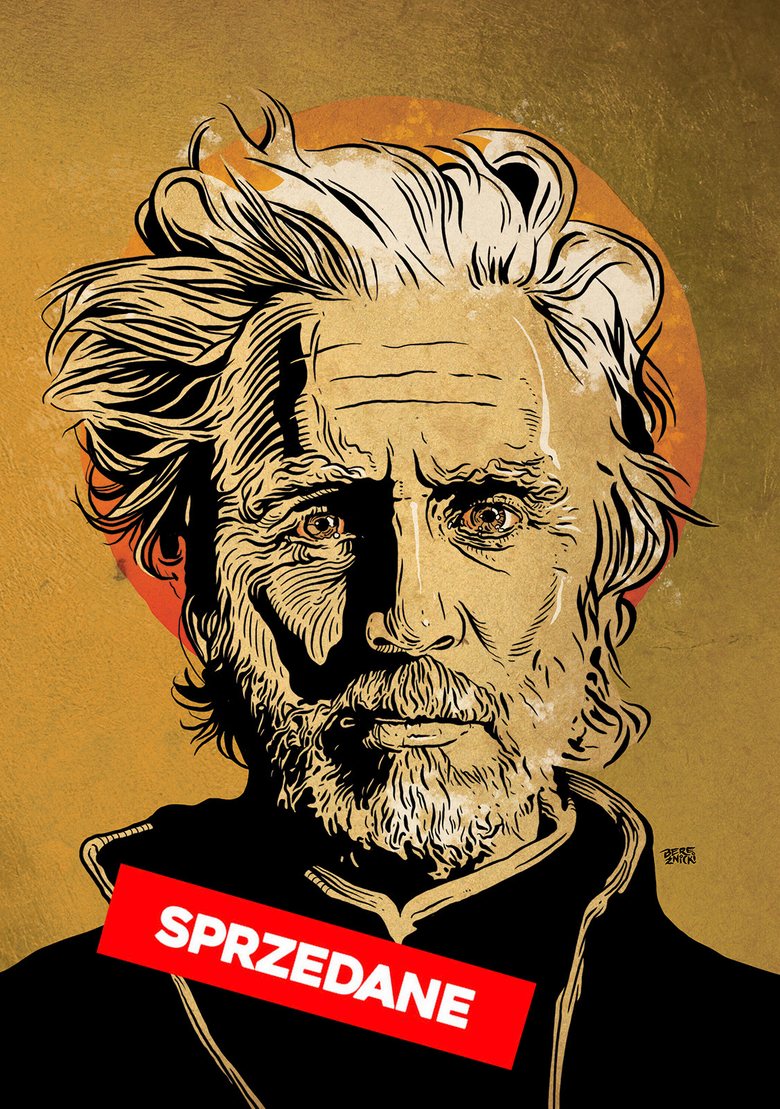 Św. Andrzej Bobola – szkic obrazu (plakat A3)