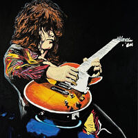 „Jimmy Page / The Dragon / 1975”