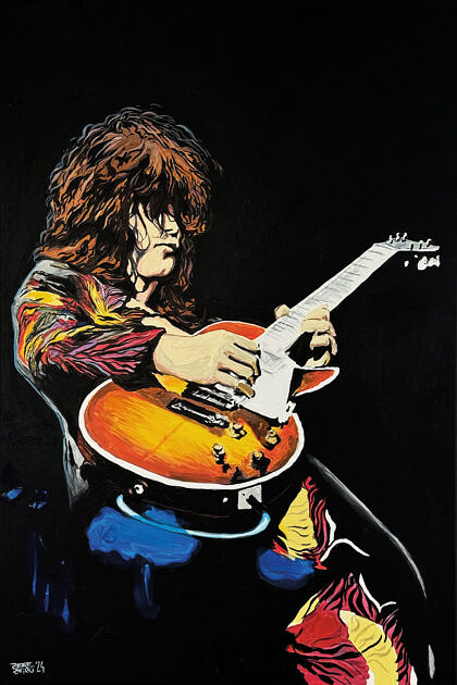 „Jimmy Page / The Dragon / 1975”