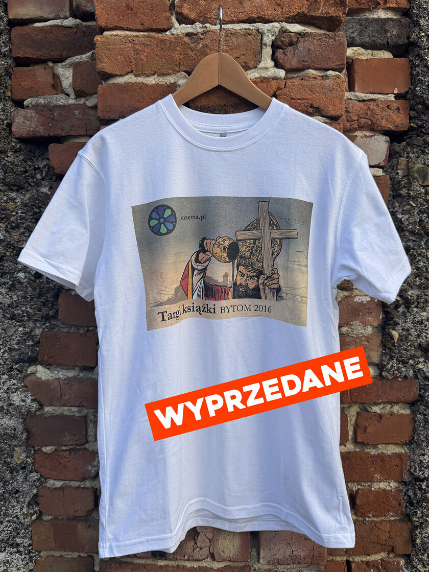 „Chrzest Polski” – T-SHIRT biały (Jeden egzemplarz!)