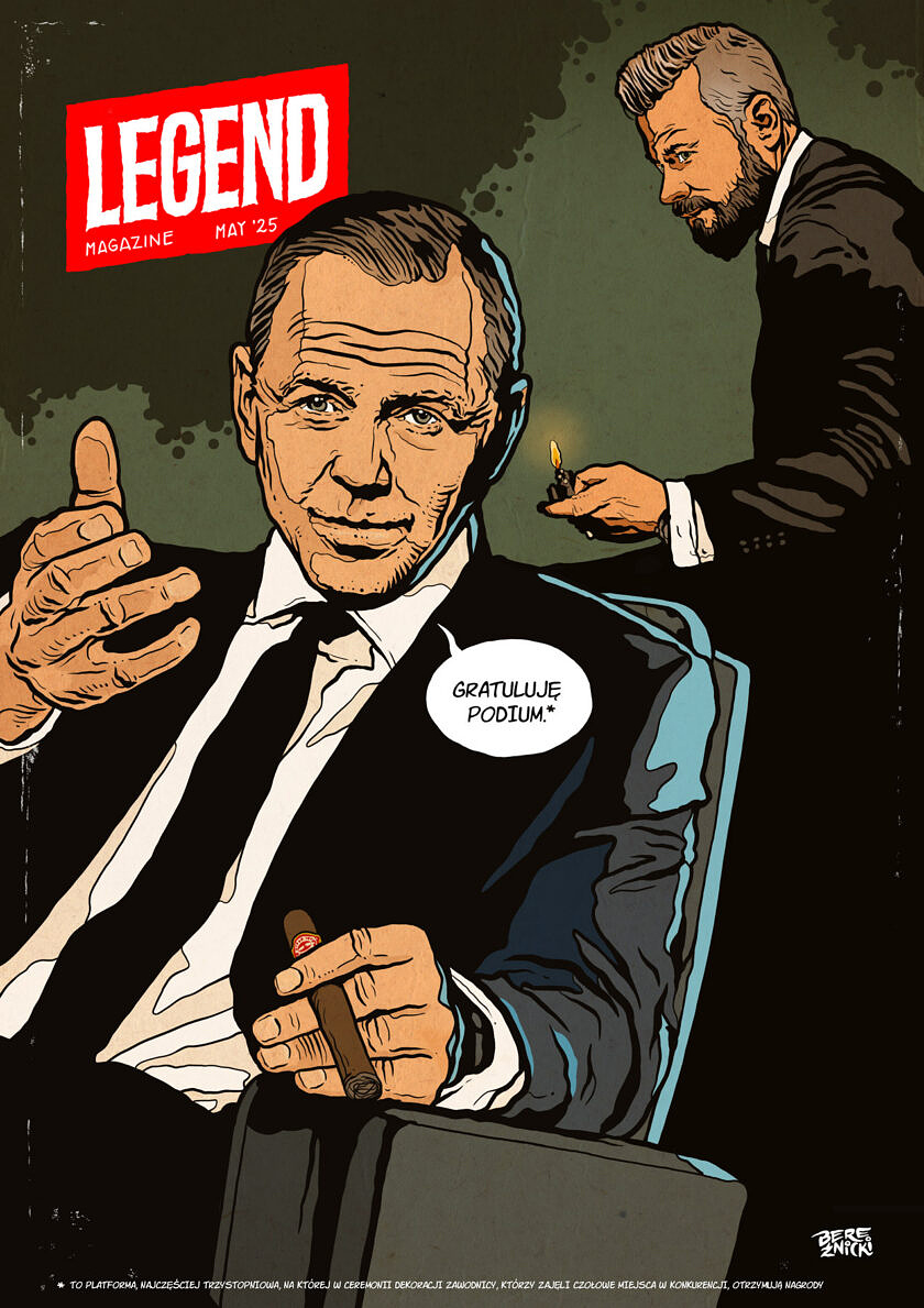 „Gratuluję podium” PLAKAT A3 (limitowany print)