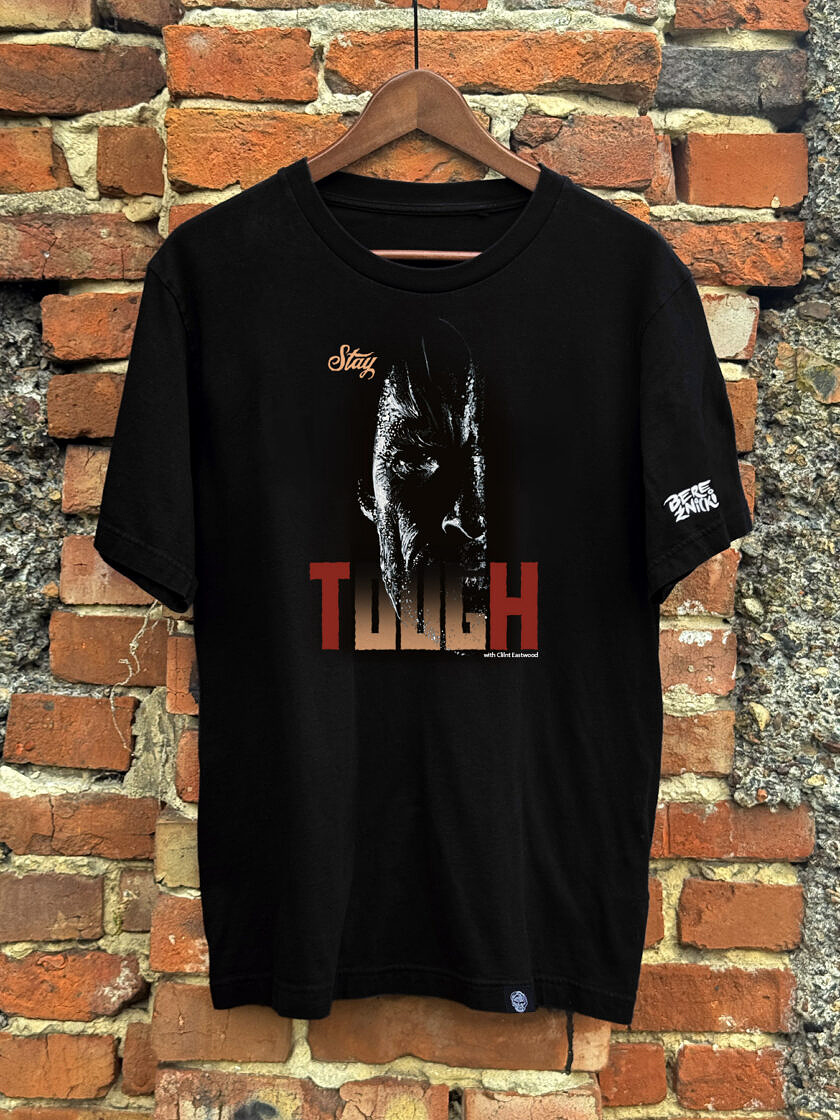 „Stay Tough with Clint Eastwood” – T-SHIRT