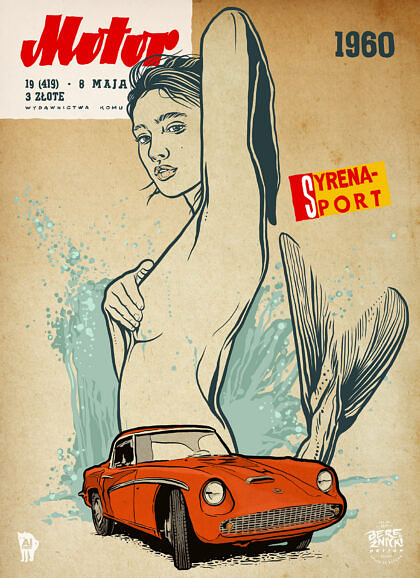 „Syrena Sport” (limitowany print A3)