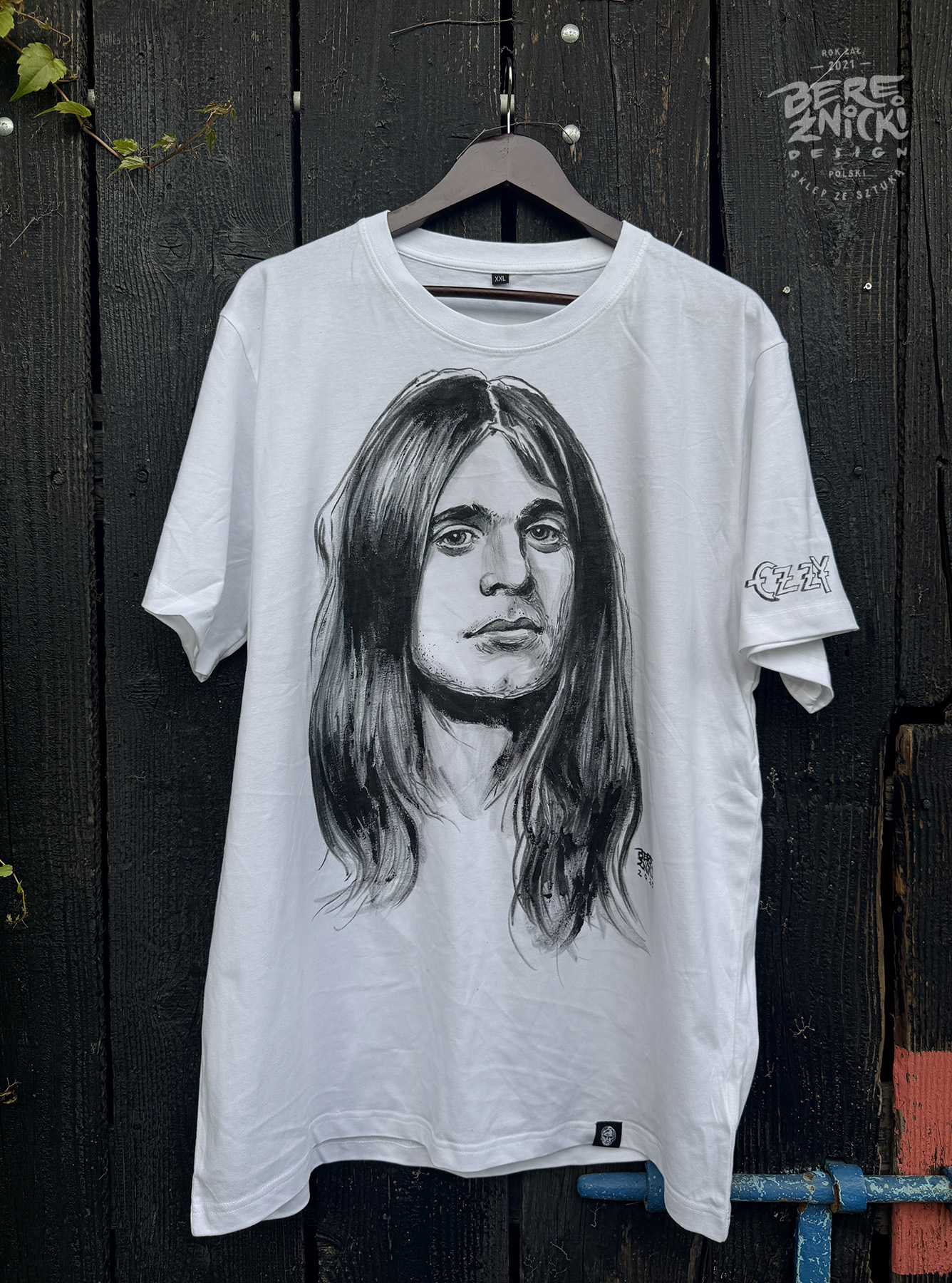 „Ozzy” – T-SHIRT ręcznie malowany