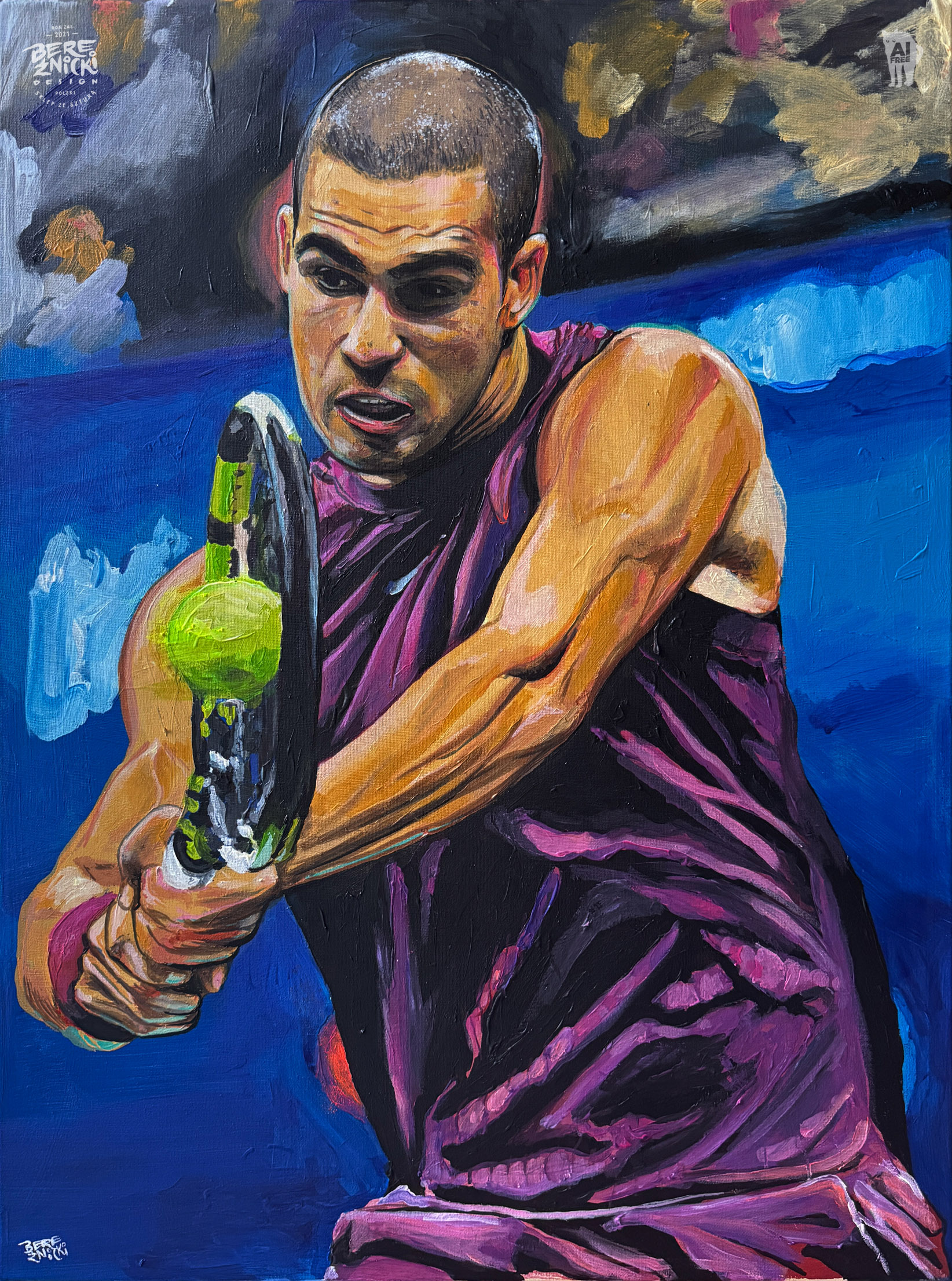 „Carlitos. US OPEN 2025” – limitowany print A3