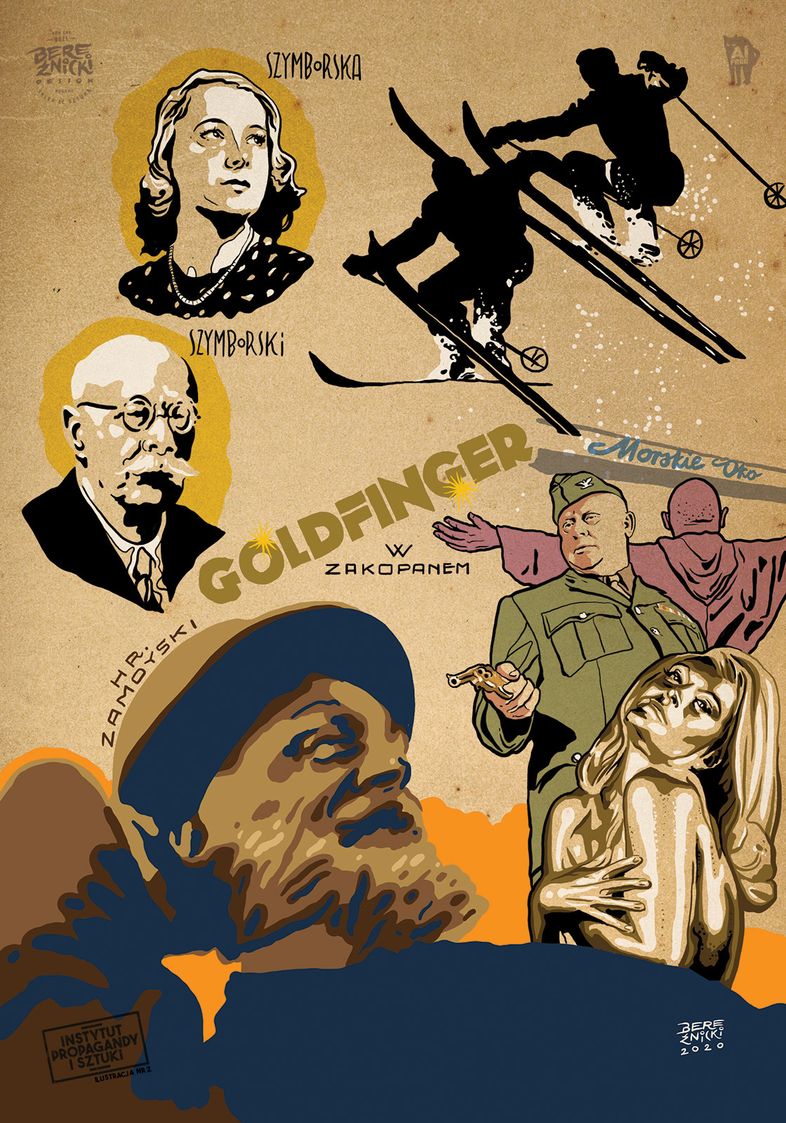 „Goldfinger w Zakopanem” – ilustracja nr 2 (IPS*)