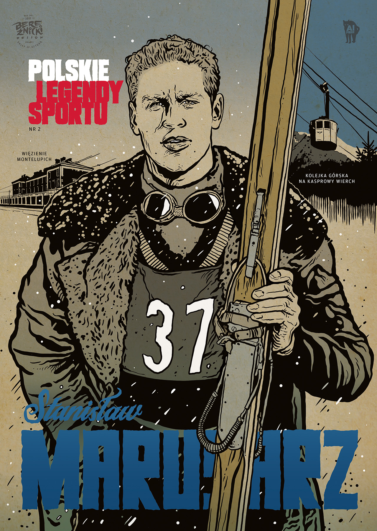 Stanisław Marusarz – plakat A3