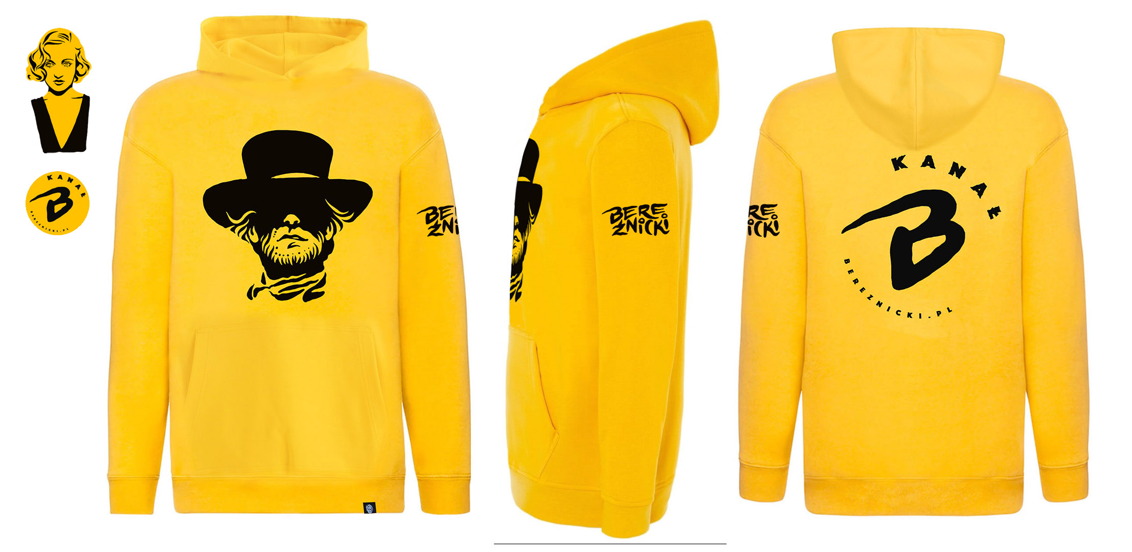 „Kanał B” – BLUZA Yellow Taxi (DELUXE) + 2 naklejki