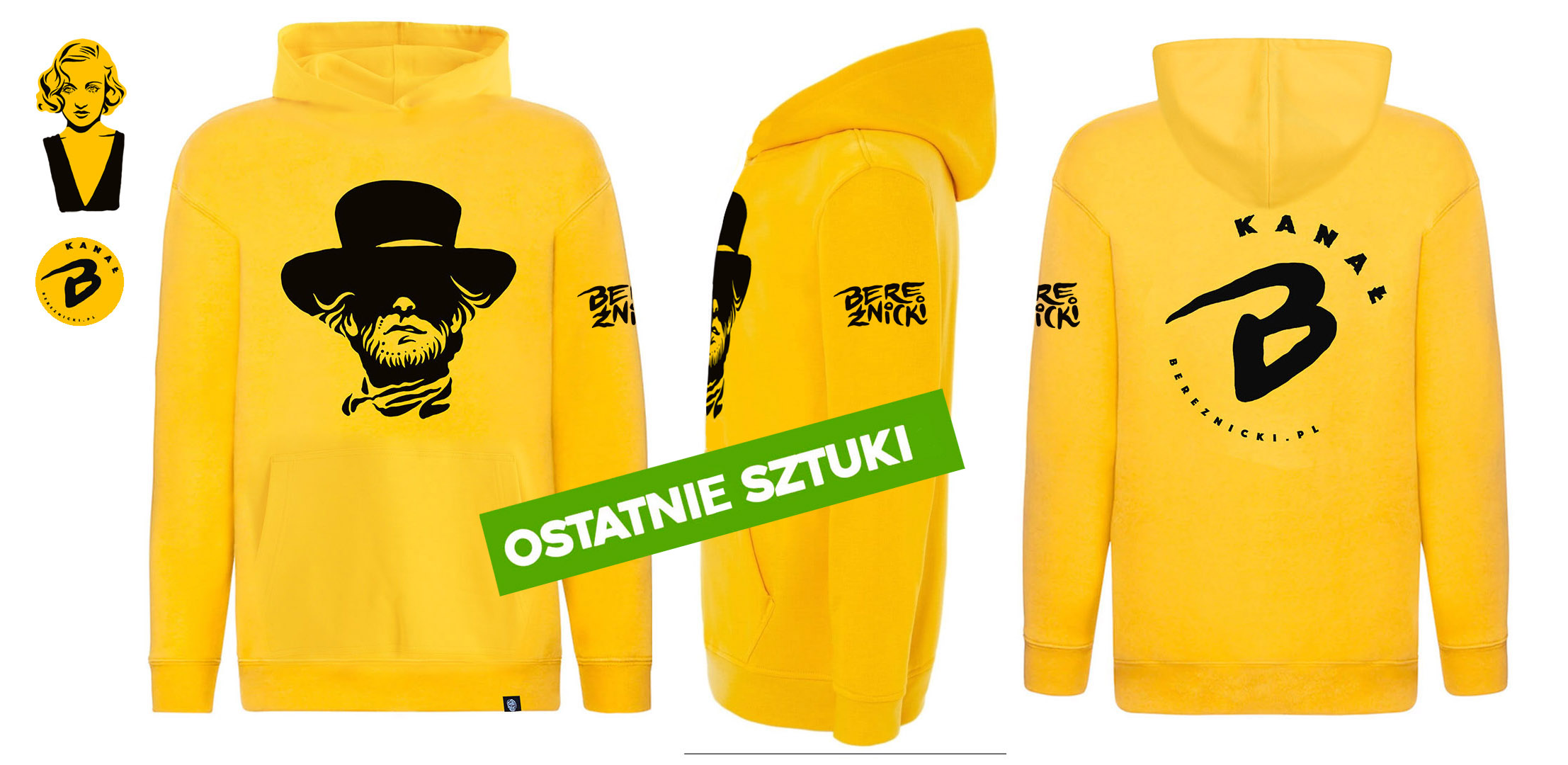 „Kanał B” – BLUZA Yellow Taxi (DELUXE) + 2 naklejki