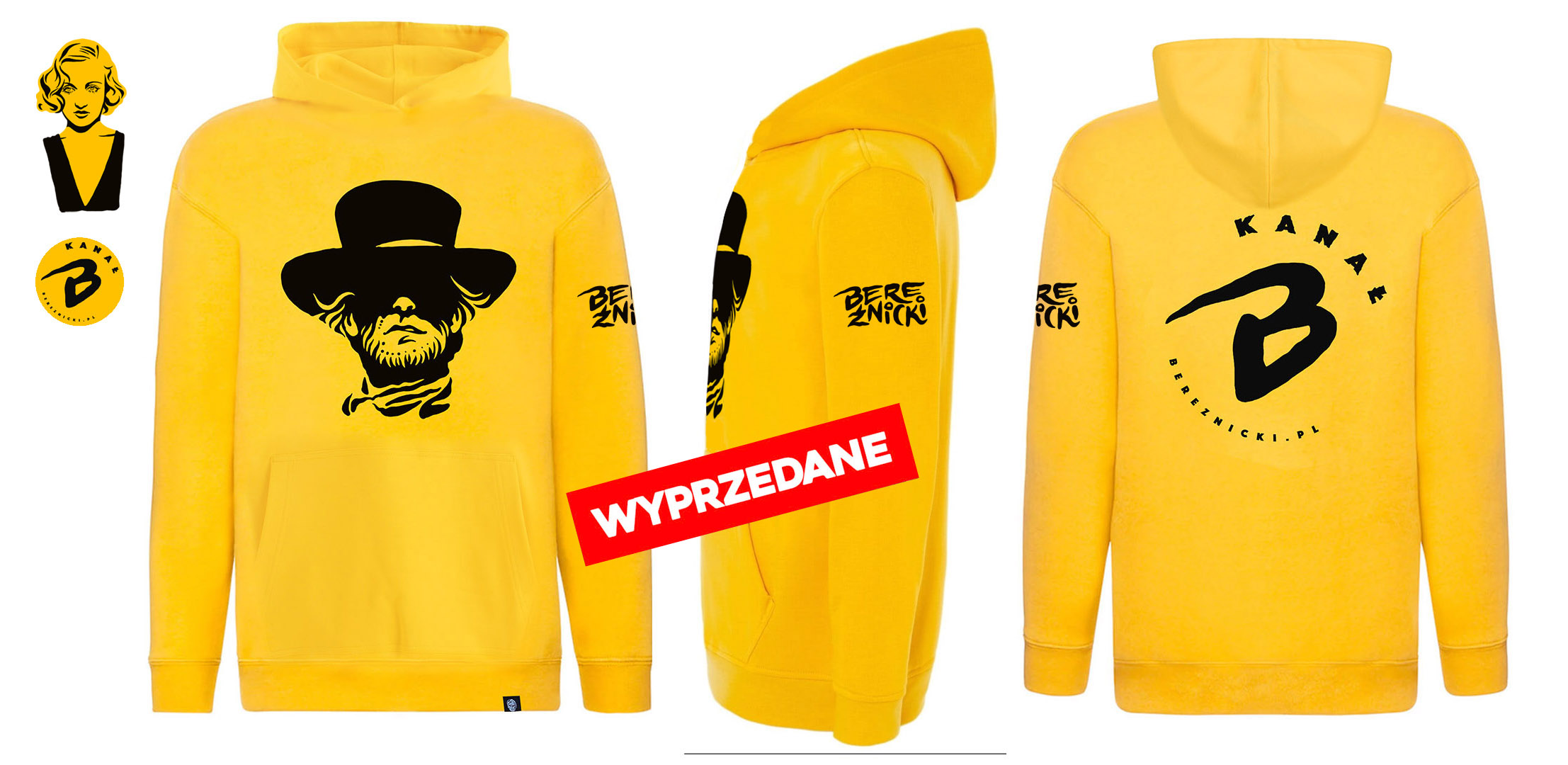 „Kanał B” – BLUZA Yellow Taxi (DELUXE) + 2 naklejki