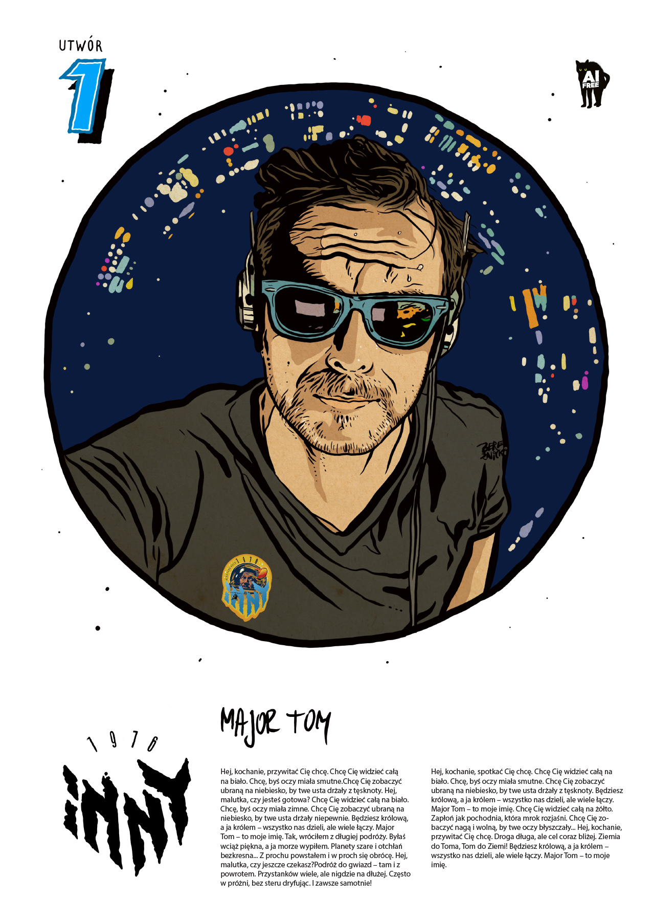 „Major Tom” – limitowany print A3